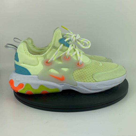 Nike React Presto 'Barley Volt' Athletic Running Shoes BQ4002-700 Youth Size 7Y - Picture 4 of 11